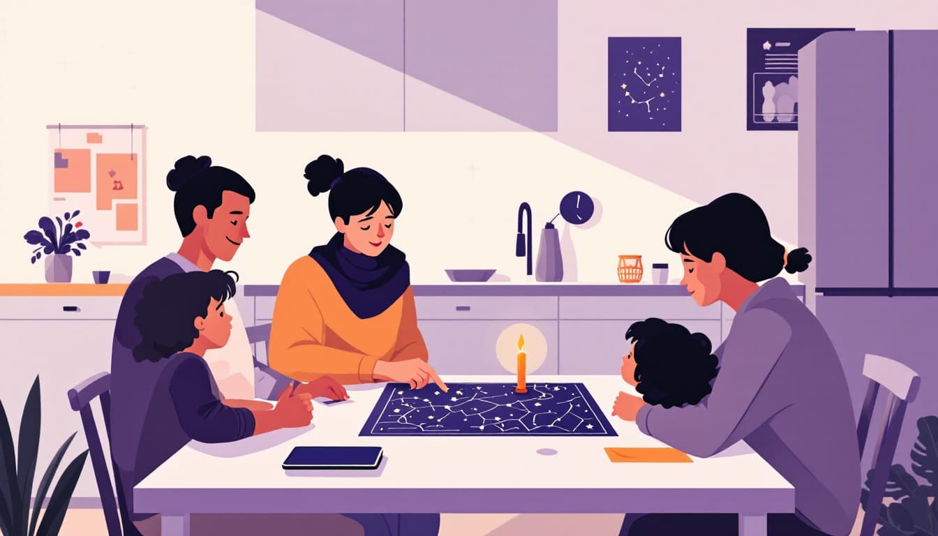 When AI draws the stars: what a fan-made stellar chart teaches families about offline navigation